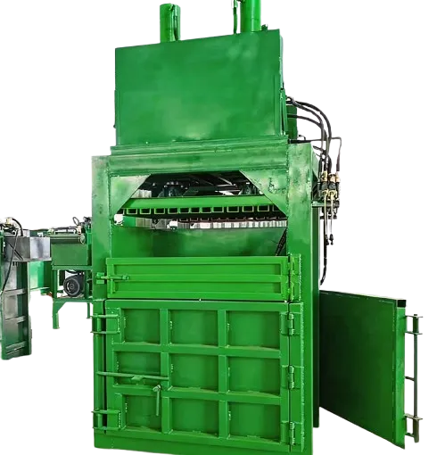HC Vertical Baler for Efficient Compression of Plastic Film Bottles Cans in Packaging Machines Automatic Customizable Size
