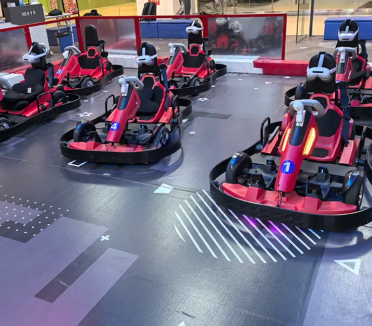 Amusement Park Electric Karting Racing Equipment Kids and Adult Indoor MR Go Kart