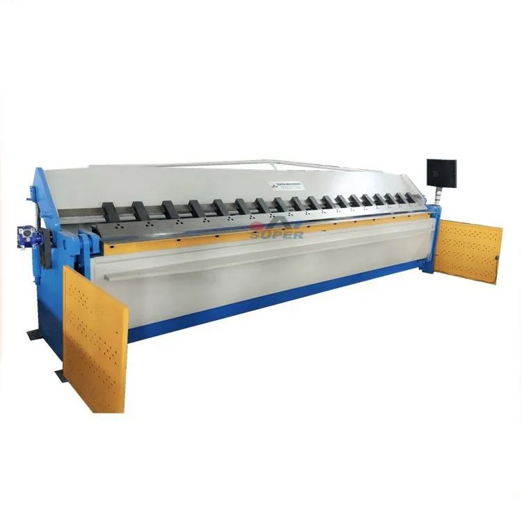 SUPER Automatic Mild Metal Sheet Box Pan Making Folder Machine with 4300mm Bending Length for Carbon Steel & Aluminum