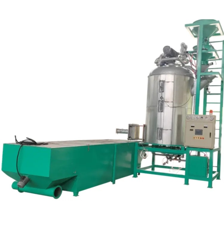 Epsole EPS Bead Pre Expander Machine with Automatic Control Pump & PLC | Polystyrene Ball Making Equipment for Molding Lines