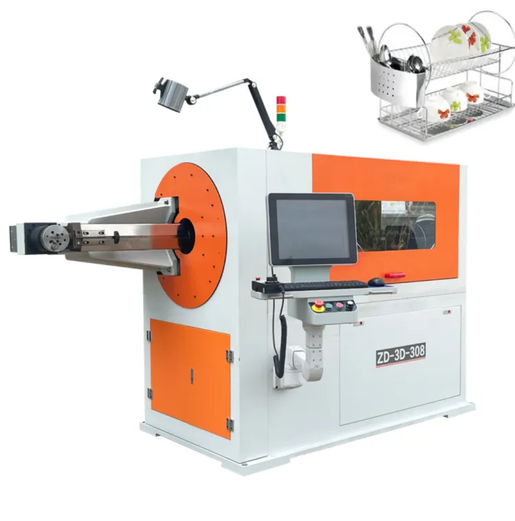 3D CNC 5 Axis Hanger Hook Making Machine Steel Wire Bender Machine Wire Bending Forming