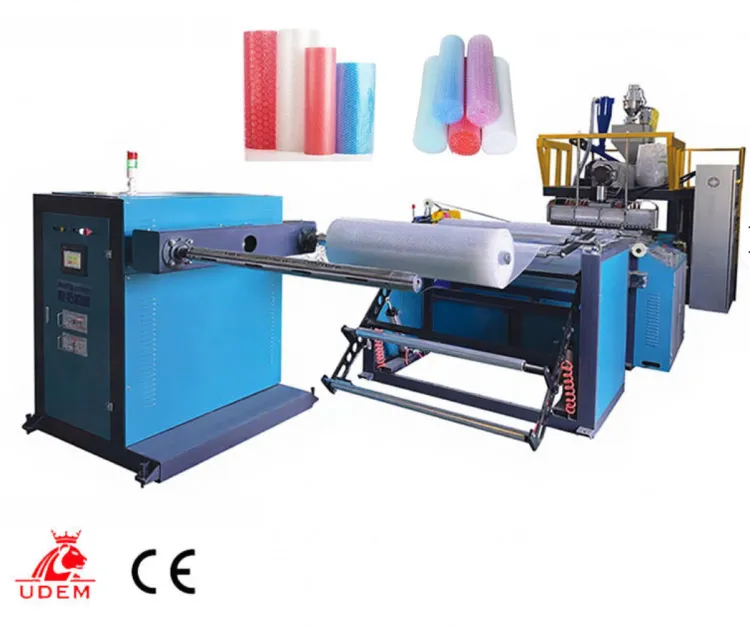HONTO HT-1500 Manufacturing Single-screw 2 Layers Fully Automatic Wrap Machinery High Speed Bubble Film Making Machine
