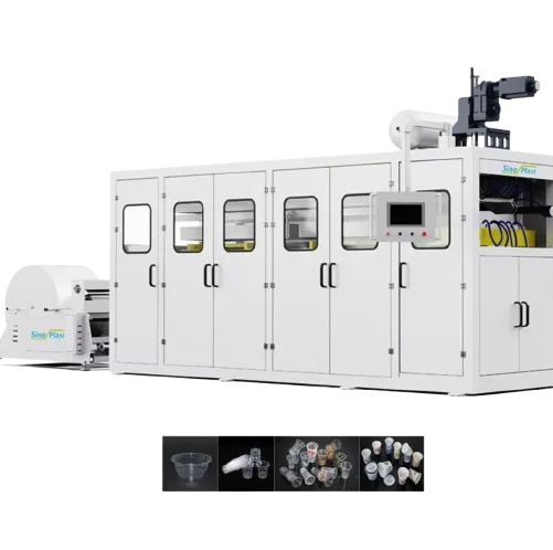 Technology Automatic Different Types Plastic Cup Forming Machine With One Year Warranty for Beverage Business