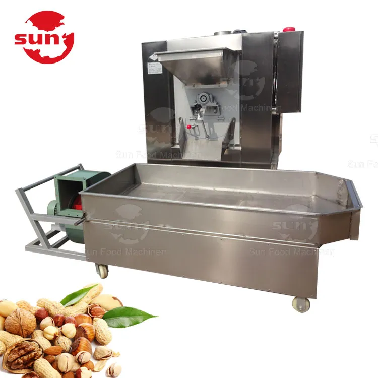 Directly Peanut Almond Hazelnut Cashew Nut Roaster Nut Roasting Machine with Cooler Roasted Food Making Equipment