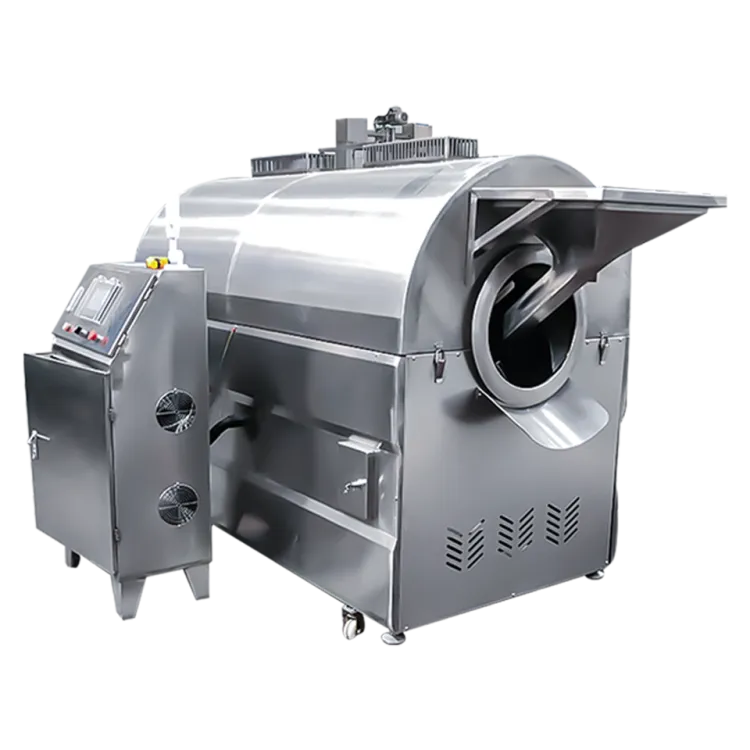 Industrial Fully Automatic Nut Roasting Machine, Commercial Electric/gas Drum Peanut Roasting Machine