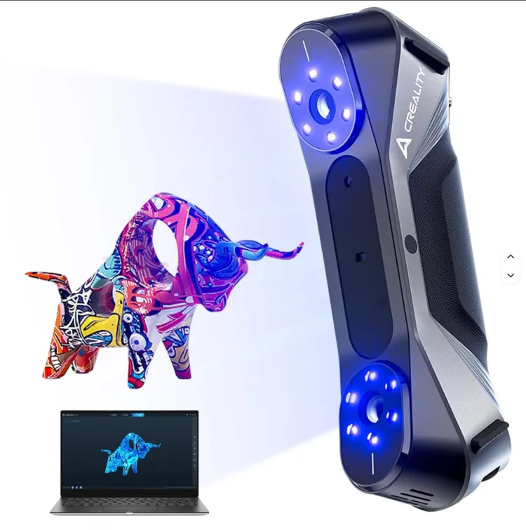 Original CR-Scan Raptor Handheld Industrial Blue Light Anti-Shake Tracking up to 60FPS Scan Speed 3D Scanner
