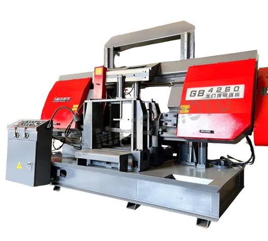 GT4260 Linear Rails Hydraulic Horizontal Metal Band Sawing Machine Manual Tension Cutting Band Saw Core Motor Gear Components
