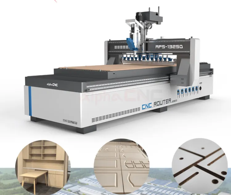 Heavy Duty 1325 ATC CNC Wood Router Industrial Machine Woodworking Engraving ATC CNC Router Machine for Wood