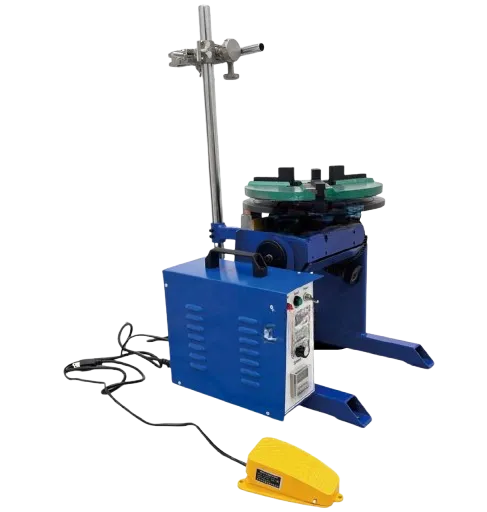 30kg Positioner Rotary Tig Turntable Automatic Rotating Welding Table For Welding 10-200mm diameter chuck