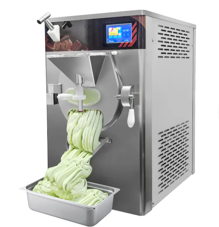 High Performance Ice Cream Machine with Stainless Steel Parts for Consistent Hard Ice Cream and Fruit Flavors.