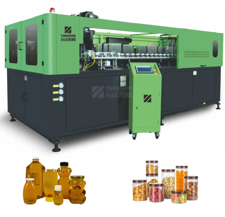 4 Cavity Automatic PET Honey Jar Blowing Machine for Honeycomb Bottle Making Machines