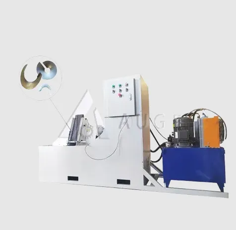 Screw Conveyor Helical Blade Making Machine Single Spiral Auger Blade Screw Flight Cold Rolling Machine