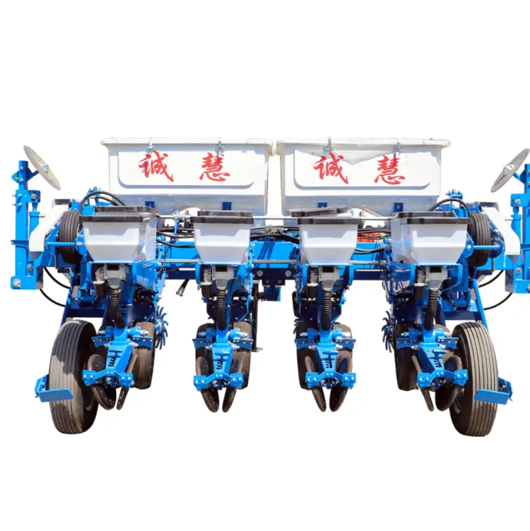 4 Row Full Terrain Planter Corn Seeder Installed Main Gearbox High Precision Fertilizer and Corn Planter