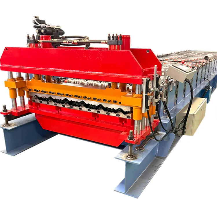 Latest Glazed Metal Roof Tile Making Machine Glazed Tile Forming Machine
