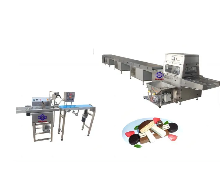 Full Automatic Chocolate Coating Machine With Cooling Tunnel for Chocolate bar