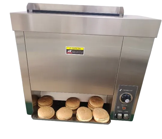 Multifunctional Electric Commercial Burger Toaster Machine Vertical of Hamburger Bread
