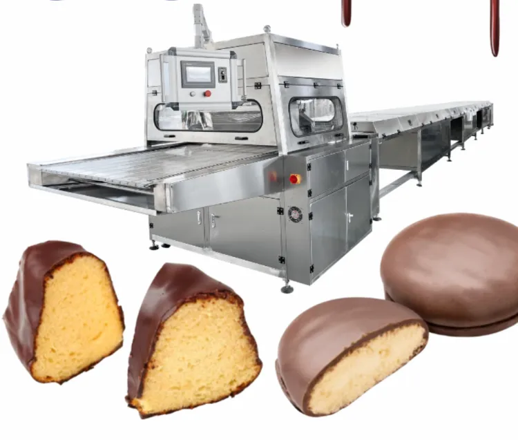 Full Automatic Confectionery Chocolate Making Machine Chocolate Bar Production Line Chocolate Moulding Line