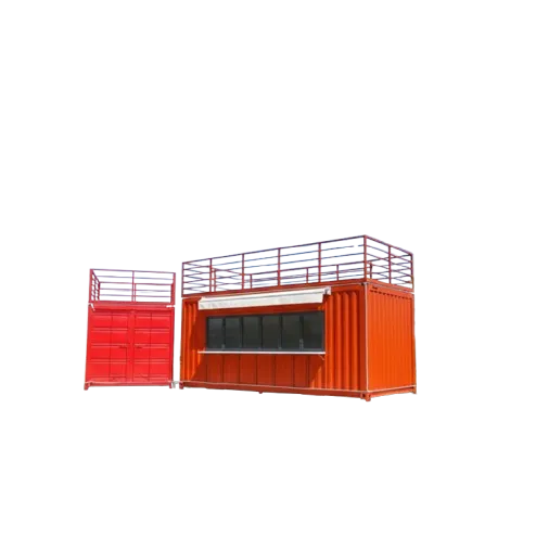 Internet Celebrity Customized Container House Snack Stall Milk Tea Coffee Shop Creative Prefab Houses Mobile House Store