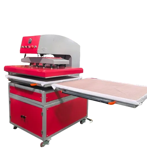 J 31X39INCH Big Size Fabric Heat Press Machine Mouse Pad Pneumatic Double Stations Sublimation Transfer Machine Shirts