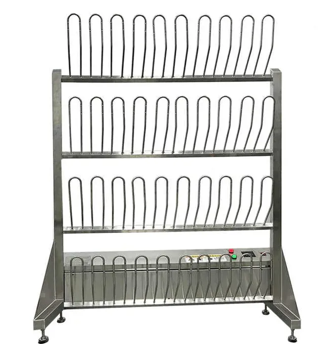 304/201 Stainless Steel Electric Rain Boot Drying Rack -Air Shoe Dryer 220V 2000W Disinfecting Deodorizing Dust-Free Workshop