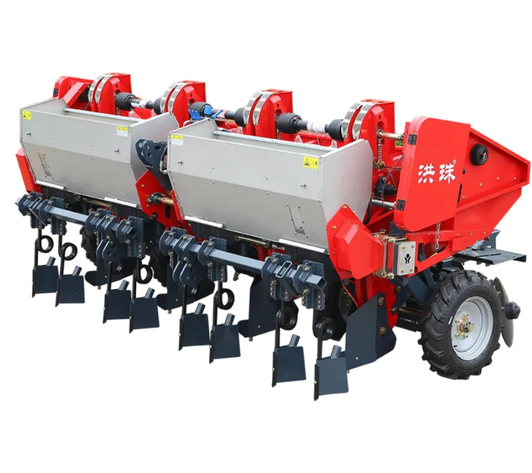 4 Row Potato Planter Low Seeders Reliable Seeding Machine for High Productivity Convenient Quick Seeding
