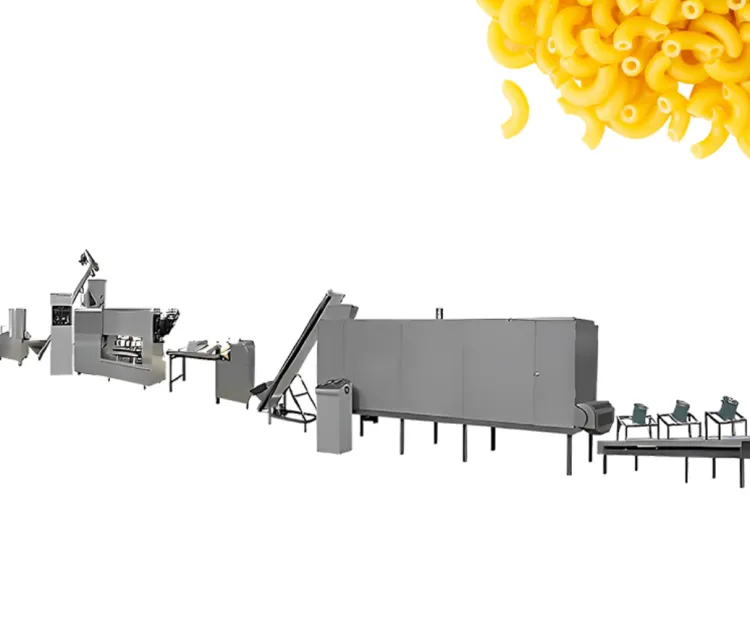 Pasta Macaroni Spaghetti Making Machine Plant Supplier Macaroni Making Machine Production Line Full Automatic
