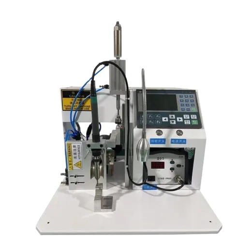 PCB LED Terminal Switch Socket Dip Soldering Machine Semi-automatic Terminal Wiring Harness Welding Machine