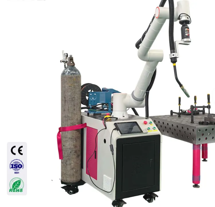 Robot Welding Machine Cobot Welder 6 Axis Arm 922mm 1400mm 1800mm MIG Welding Laser Welding No Programming