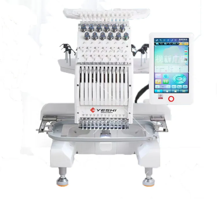 High Speed Multi Function T-shirt Flat Mini Small Embroidery Machine