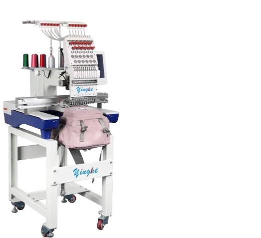 Automatic 12-Needle Single Head Computerized Embroidery Machine with 1200 RPM Motor for Apparel