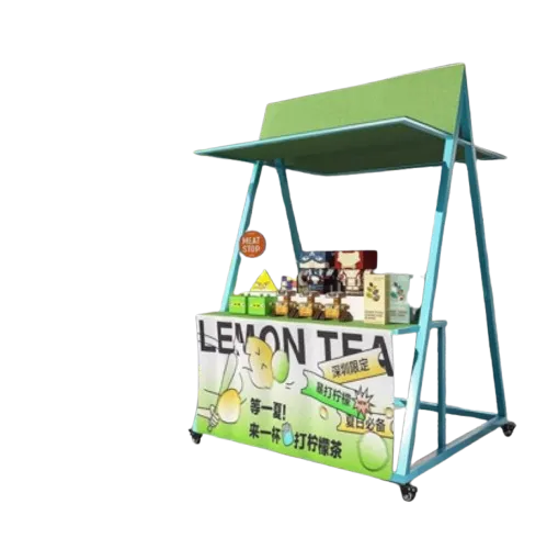 Fair Display Portable Mobile Stalls Craft Booth Outdoor Square Night Market Stalls Kiosk Street Food Stall
