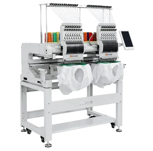 2 Heads Cap Embroidery Machine for Commercial and Industrial Use