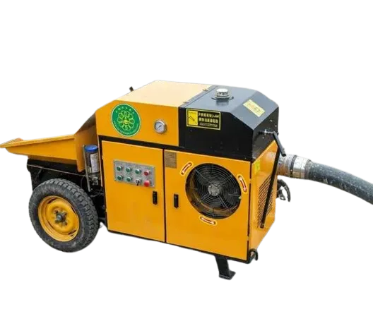 15MPa Strong Diesel Concrete Pump Secondary Structure Trailer Delivery Pumpcrete Machine for Building Column Casting