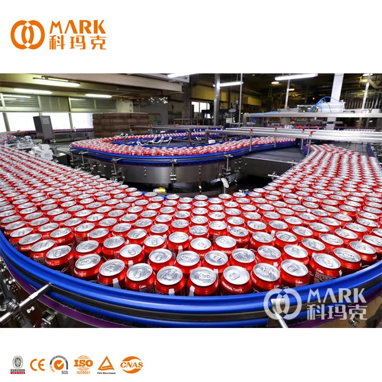A to Z Complete Canning Line Aluminium Tin Beer Can Filling and Sealing Machine Carbonated Drink Can Production Line