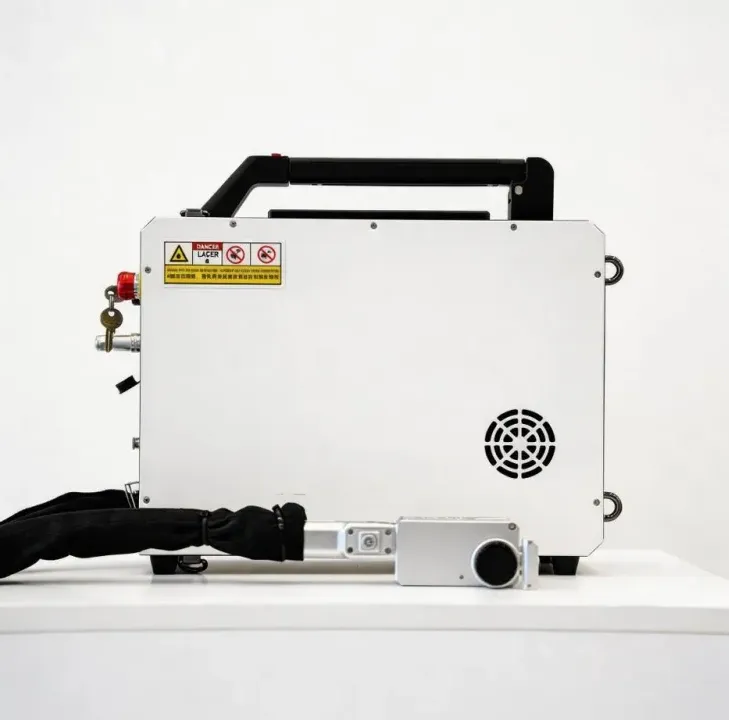 Handheld 300W Pulse Laser Cleaning Machine Complete System Air Cooled Backpack Machine Large Mold Surface Cleaning