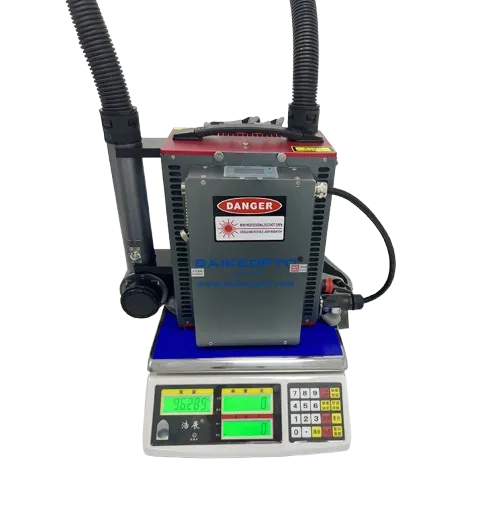 BK-FLC100SC MAX Back Pack Air-cooling Pulse Laser Cleaning Machine High Cleaning Efficiency Laser Cleaning Head