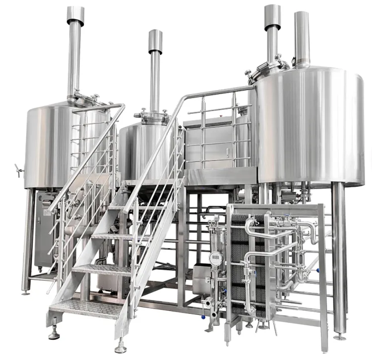 Turnkey Craft Brewery Equipment Package 300L Complete Beer Brewing System with Brewhouse Fermentation and Bright Beer Tank
