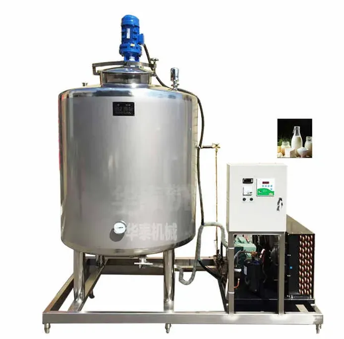 Cooling Stainless Steel Milk Tank Food Processing Refrigeration Equipment for Milk Making & Ice Water Storage