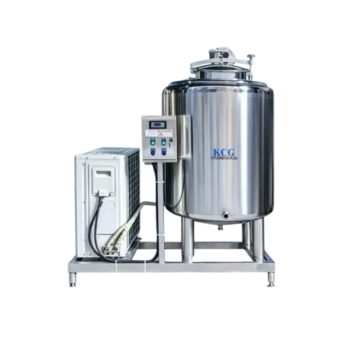 500L Stainless Steel Refrigeration Mixing Tank with Agitator and Motor Vertical Design for Milk and Chemicals Storage