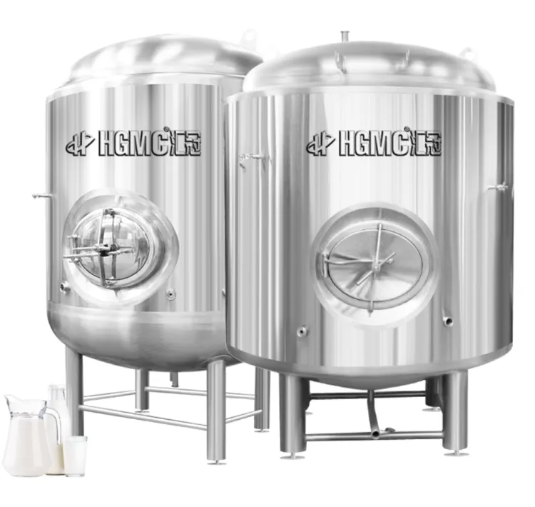 Stainless Steel 304 316l 100l - 20000l Milk Chiller Machine Dairy Cooler Tank Milk Cooling Tank Storage Tank