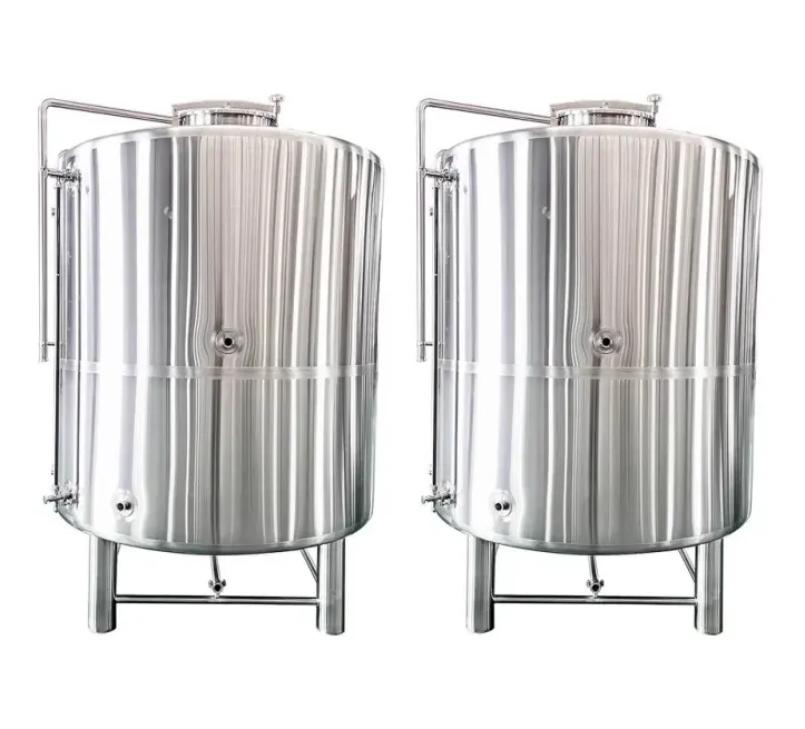 3000L 5000L 6000L Customized Water Liquid Beer Milk Storage tank Insulated Stainless Steel Tanks with Pressure