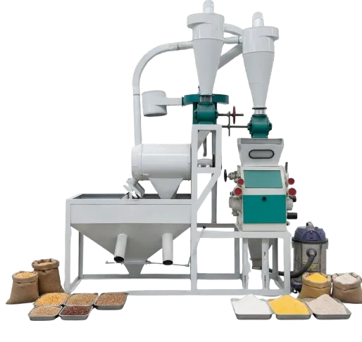 High Efficiency Automatic Maize Wheat Sorghum Flour Mill Machine Electric Grain Grinder for Farm Use