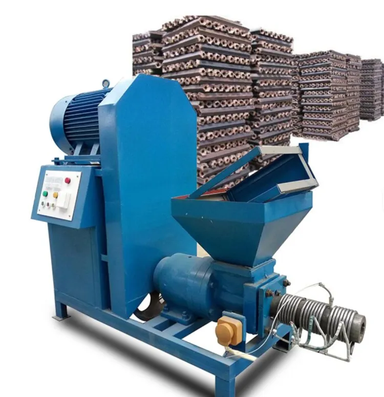 Sawdust Briquette Compression Machine 300kg/h Small Wood Sawdust Charcoal Briquette Making Machine