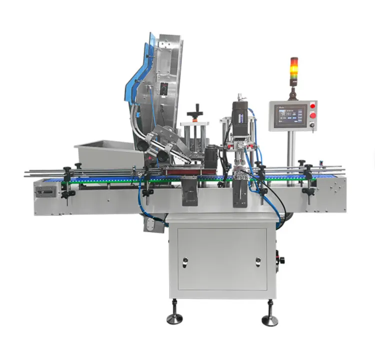 Automatic Juice Cap Sealing Machine PET Plastic Bottle Screw Sealer for Food Beverage Chemicals Metal Motor Engine