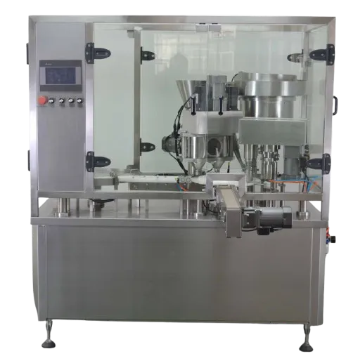 Automatic Powder Vial Filling and Capping Machine