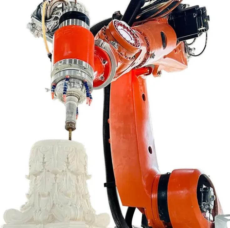 Machinery 7 Axis Robotic Arm Cnc Router KUKA Body Engraving Machine Robot Stone Carving for 3d Marble Sculpture