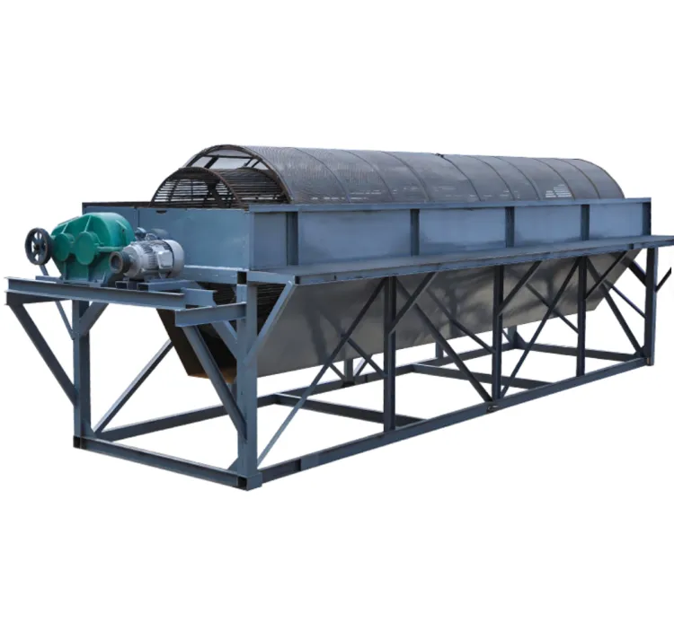 Mobile Soil Vibrating Screen for Gold Mine Rotating Drum Sieve with Core Motor Gear Engine Components