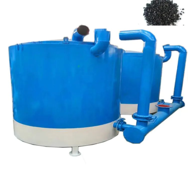 Activated Charcoal Stove Machine Rice Husk Charcoal Carbonization Making Machine Oven