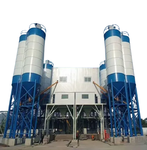 Small Stationary Customizable Concrete Mixing Plant