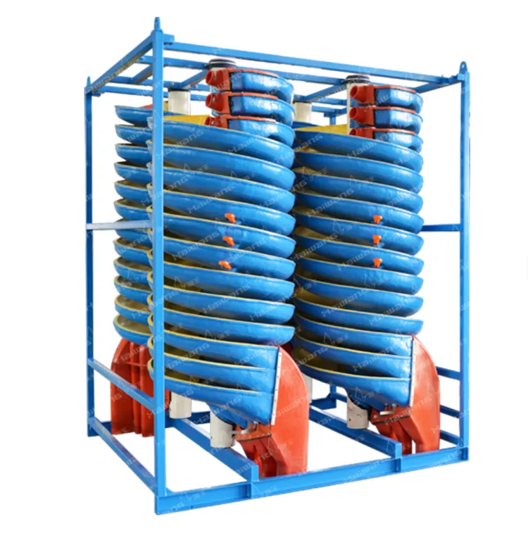 Spiral Screw Separator for Mineral Separation Gravity Gold Panning PLC Core Component for Brand Patented ISO Certified